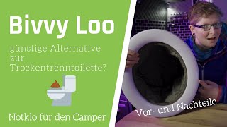 Bivvy Loo - das kompakte Camping Klo