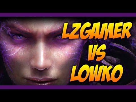 Heart of the Swarm Beta - Lowko versus EGLordZergRC LZGaMeR (Top Grandmaster Zerg) - StarCraft II