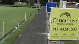 Drink stand sign - Creightons Funeral service
