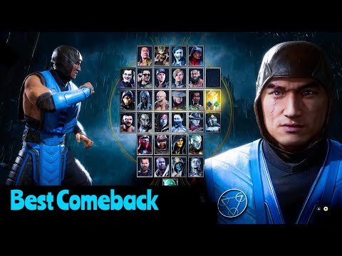 MK11 Sub-Zero The Best Tournament Based Comeback I Will Ever Make