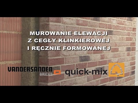 Murowanie elewacji z cegły klinkierowej