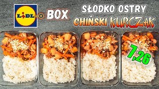 Prosty CHIŃSKI Kurczak z RYŻEM - LunchBOX na 4 dni - 888 kcal