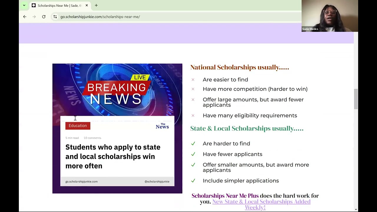 How to Use Scholarships Near Me Database for State & Local Scholarships