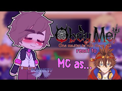 obey me react to MC as Kenji(vtuber) (monkey dude)