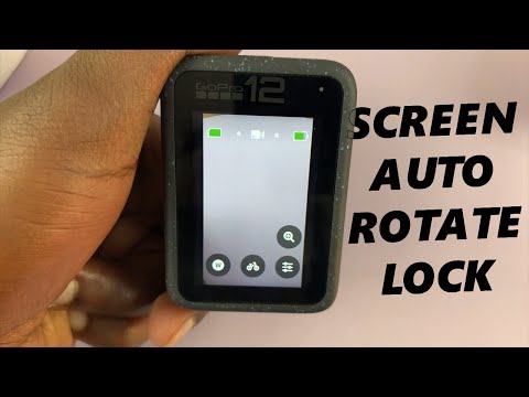 GoPro HERO 12: How To Enable / Disable Screen Auto Rotation Lock