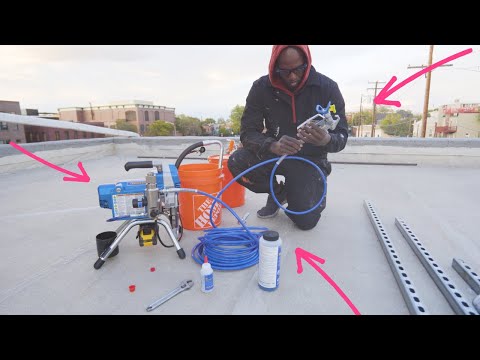 Graco 390 PC Cordless Sprayer for Muralist and street artist