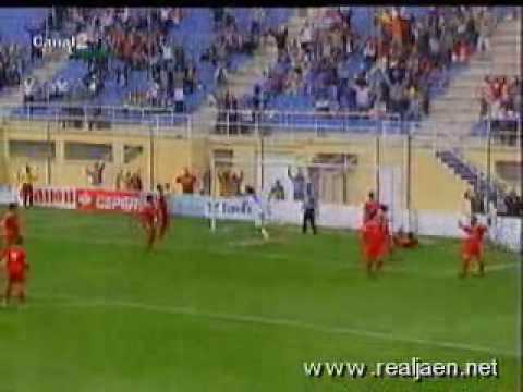 Manu Busto Gol con el Real Jaen