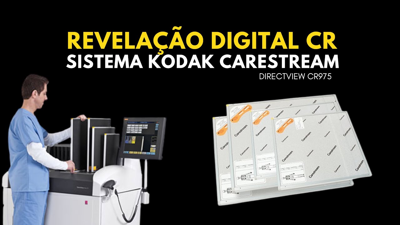 Ensinando a manusear o CR digital da Kodak Carestream