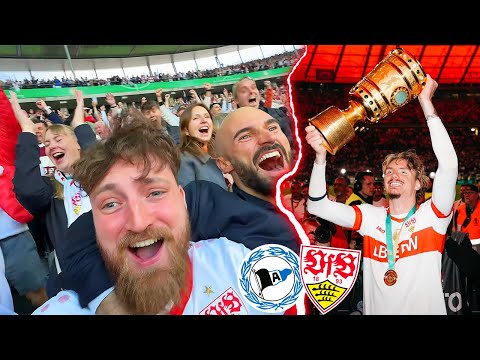 Bielefeld vs. Stuttgart - Finale Stadionvlog 😱 | MEIN BRO WOLTEMADE HOLT DEN POKAL ♥️🏆 | ViscaBarca