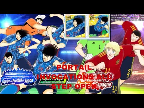 PORTAIL INVOCATIONS ALL STEP OPEN 500DB 4TH ANNIVERSARY WARRIORS IN BLUE CAPTAIN TSUBASA DREAM TEAM