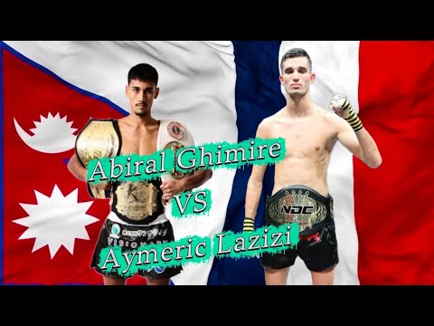 Abiral Ghimire vs Aymeric Lazizi || kickboxing || K-1 World Max 2025 