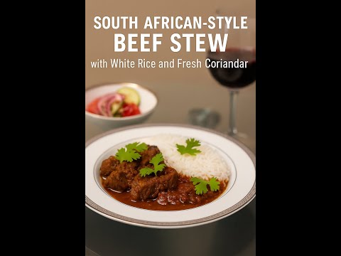 Slow-Cooked South African-Style Beef Stew | Rich, Flavorful & Comforting