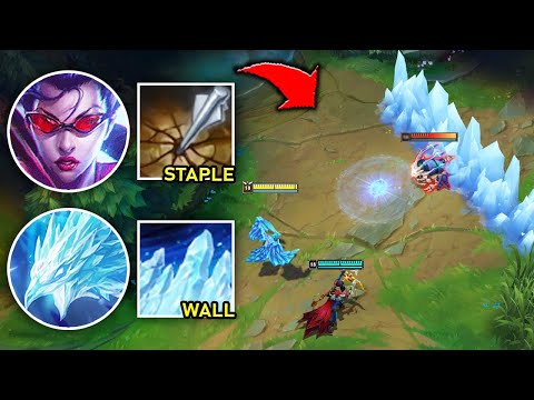 We stapled the enemies to Anivia Wall with this Genius bot combo (CONDEMN INTO WALL)
