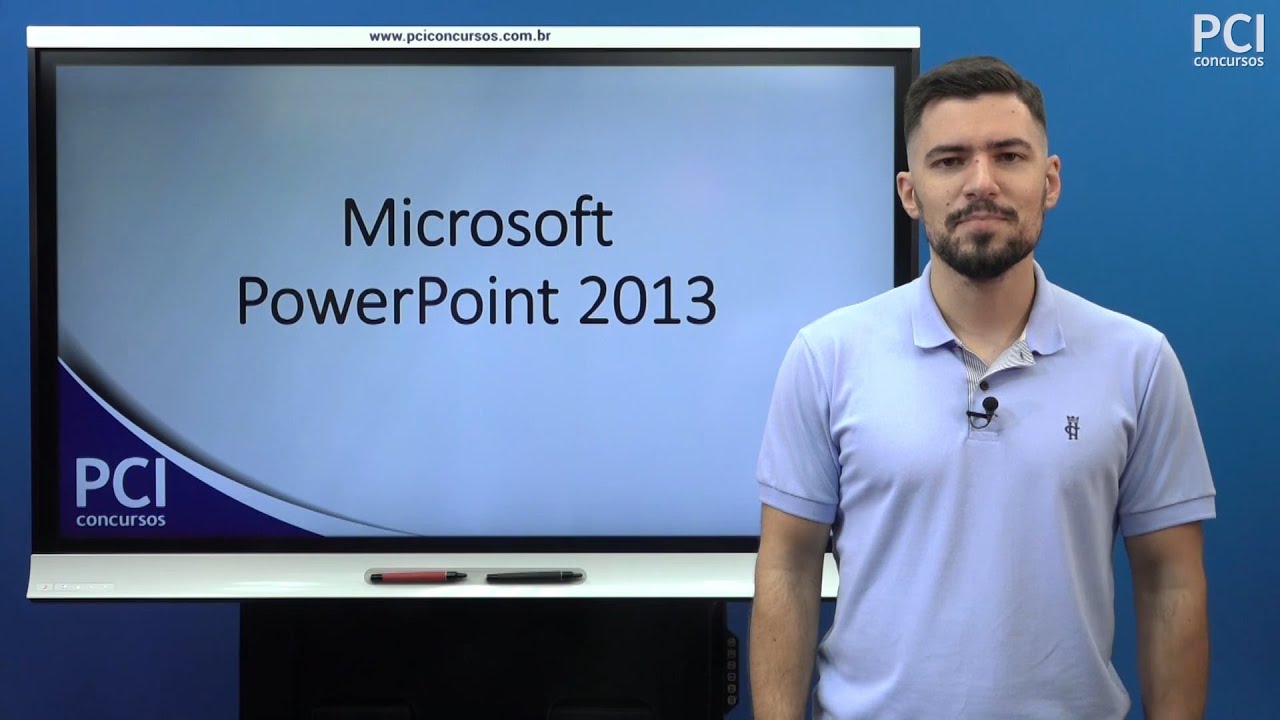 Aula 35 - Informática - Microsoft Office Powerpoint 2013 - Parte I