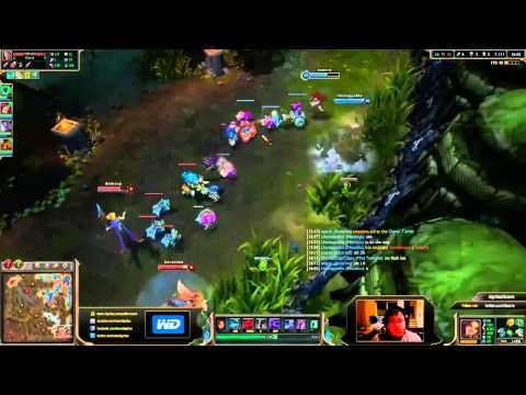 Scarra plays Katarina vs Twisted Fate mid lane