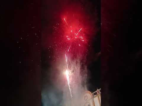 Gran quema de pólvora en Ocamonte Santander