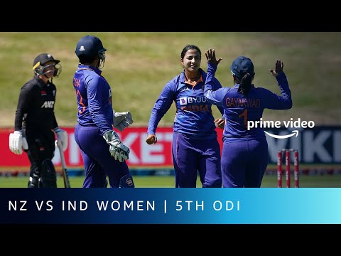 Cricket Match Highlights - New Zealand Women vs India Women | 5th ODI | Amazon Prime Video