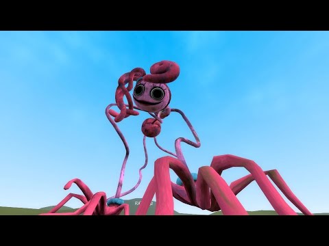 GIANT MOMMY LONG LEGS VS ALL FNAF 1-9 IN GARRYS MOD !