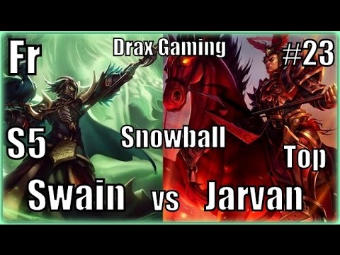 Swain vs Jarvan S5 League Of Legends Gameplay