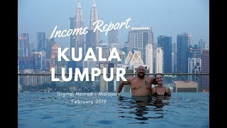 Income, Expenses and Travel Report from Kuala Lumpur -  February 2019