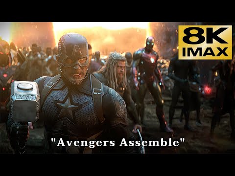 "Avengers Assemble" Scenes - 8K IMAX - The Highest Quality Video on Youtube - Eng Kor Jap SubCC