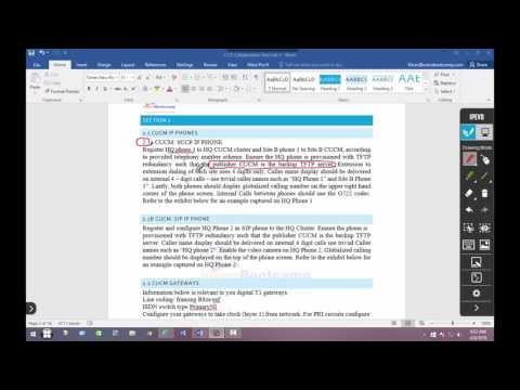 CCIE Collaboration Lab 3 Demo Section 2 1A and 2 1B CUCM Phone SCCP and SIP