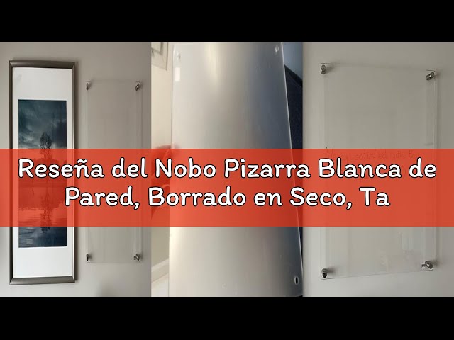 Vídeo relacionado con Nobo Pizarra Magnética Pequeña de Pared, Marco de Aluminio, Borrado en Seco, Para Casa y Oficina, Incluye Rotuladores, Imanes, Almohadillas de Montaje y Borrador, 585 x 430 mm, A2, Blanco, 1903777