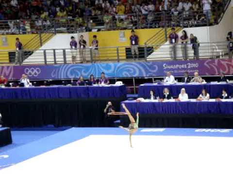 MERKULOVA Alexandra (Russia): Hoop 2010 Singapore