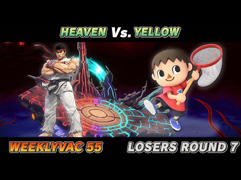 WeeklyVac 55 - SSBU - Heaven (Ryu) vs Yellow (Villager)