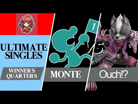 ichigoCon - Winner's Quarters - POW?! | Monte (Mr. Game & Watch) vs Ouch!? (Wolf)