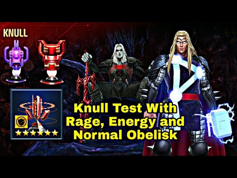 Thor Knull Test With Different Custom gear & CTP - Marvel Future Fight