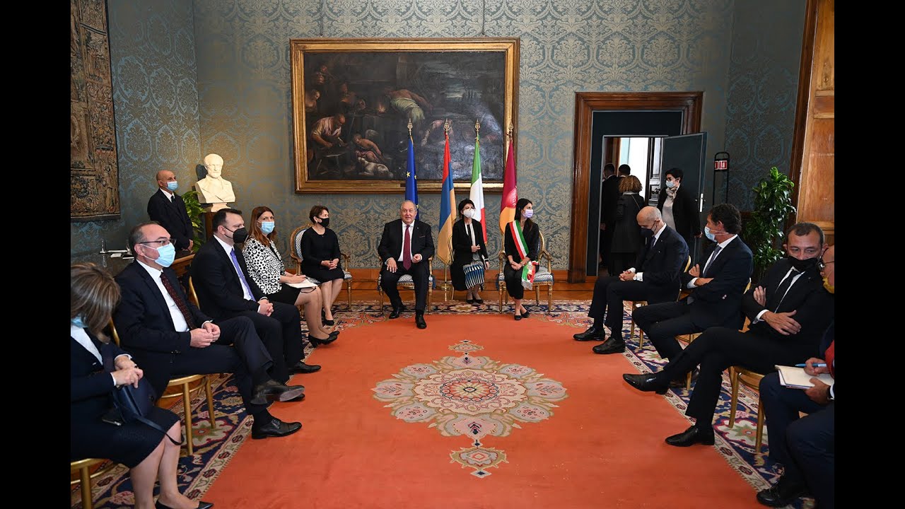 У нас большой потенциал взаимодействия: президент Армен Саркисян встретился с мэром Рима