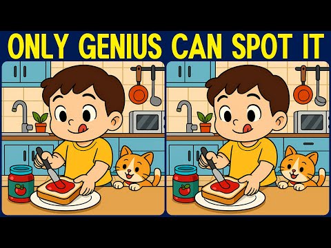 [Spot the Difference Brain Training]  Find them all and prove your smartness.