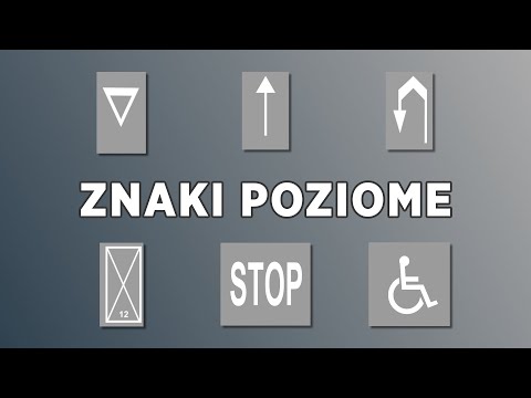 Znaki drogowe - poziome (pasy na jezdni)