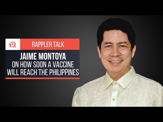 Rappler Talk: Dr Jaime Montoya on how soon a vaccine will reach PH