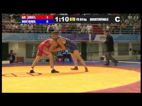 Kazan-2013 / Aleksandr Gostiyev AZE) - Istvan Vereb (HUN) - 1/4 final