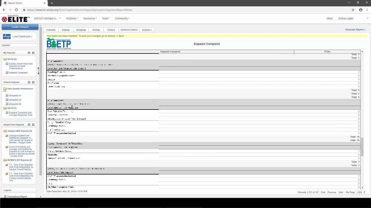 MCAs: Report Writer Basics