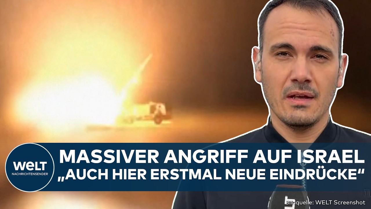 NAHOST: Heftiger Angriff! Iran feuert massiv Raketen auf Israel! Iron Dome aktiv