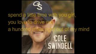 Cole Swindell - You&#39;ve Got My Number Lyrics