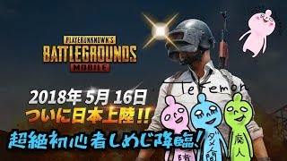 初心者がスマホ版ＰＵＢＧをやってみるよ！優しい人のみ応援よろしくお願いします！ＰＵＢＧモバイル