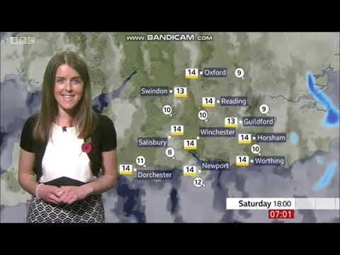 Alex Osbourne BBC One South Today weather November 12th 2021 in HD! - 60 FPS
