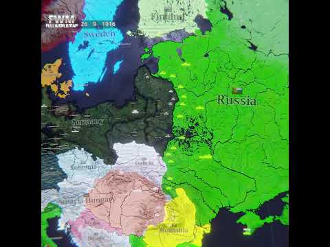 WW1 on the Eastern Front #ww1 #military #history #map