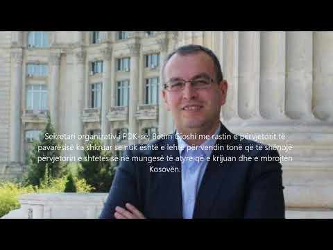 Sekretari organizativ i PDK së, Betim Gjoshi me rastin e përvjetorit të pavarësisë ka shkruar