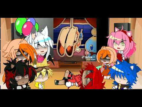 Sonic Character React to Sonic exe the disaster/Td my First VT 