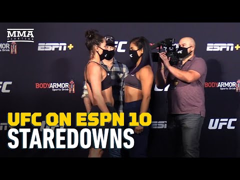 UFC on ESPN 10 Weigh-In Staredowns - MMA Fighting