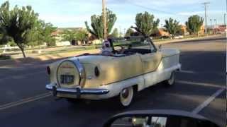 preview picture of video '1959 Nash Metropolitan convertible with Erica-Emmett, Idaho Cherry Festival 2012-car show and parade'