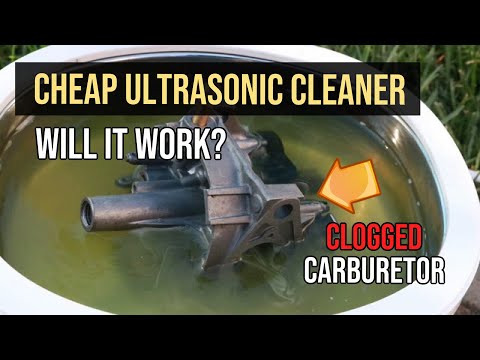 Cleaning a Carburetor with a Cheap Ultrasonic Cleaner