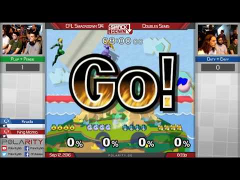CFL Smackdown 94 Melee - Plup + Pengie vs Oaty + Envy - Doubles Winners Semis