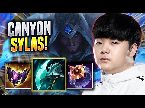 CANYON IS SO CRAZY WITH SYLAS! - DK Canyon Plays Sylas JUNGLE vs Gragas! | Season 2023