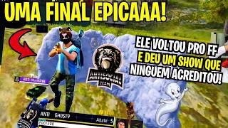 É CAMPEÃOOOO! GHOST VOLTA PRO FREE FIRE COM TITULO!